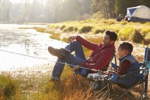A person enjoying fall outdoor activities in South Carolina after recovering from joint replacement surgery.